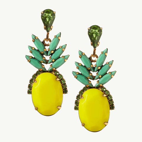 Tommy Bahama ELIZABETH COLE-Special Edition
Crystal Pineapple Earrings