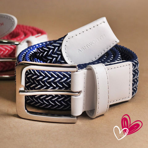 ASHWORTH Braided Weave Stretch Belt